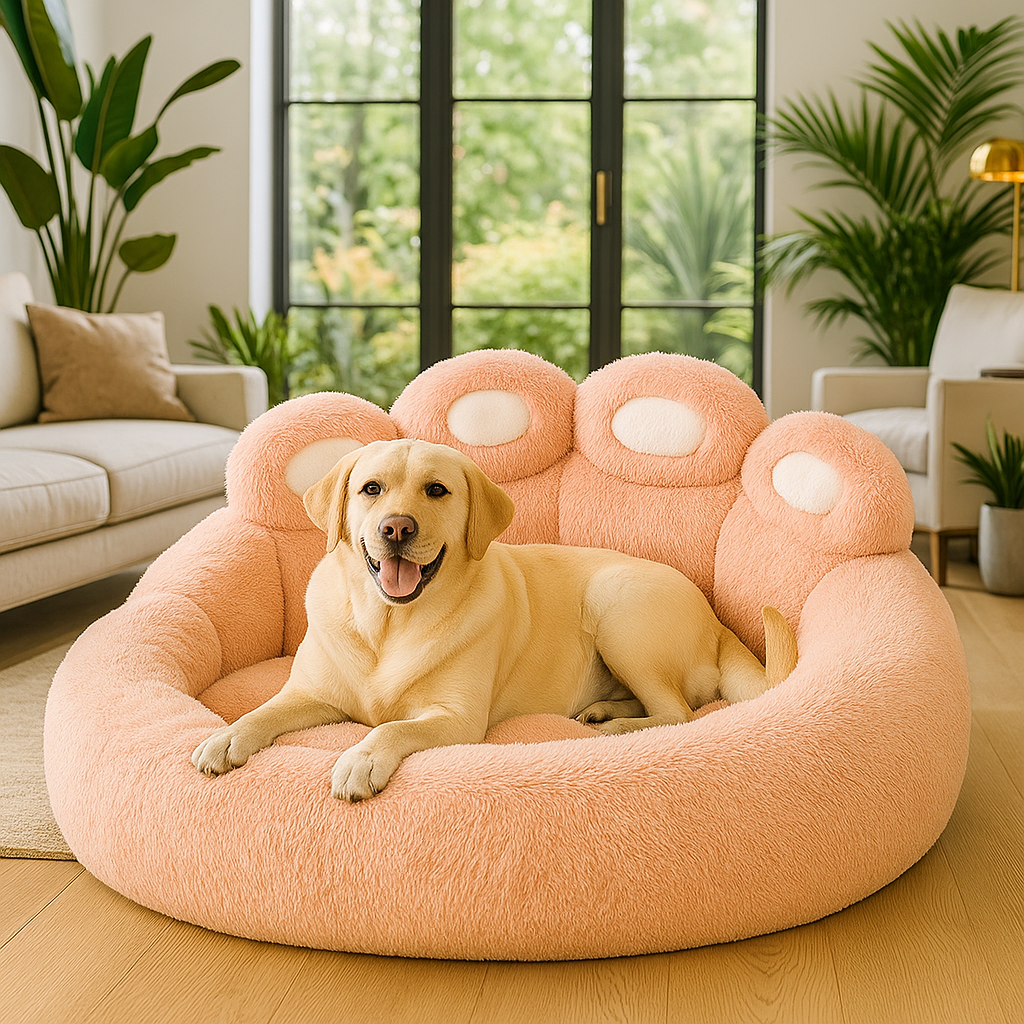 Lit en Peluche Confortable pour Chiens & Chats